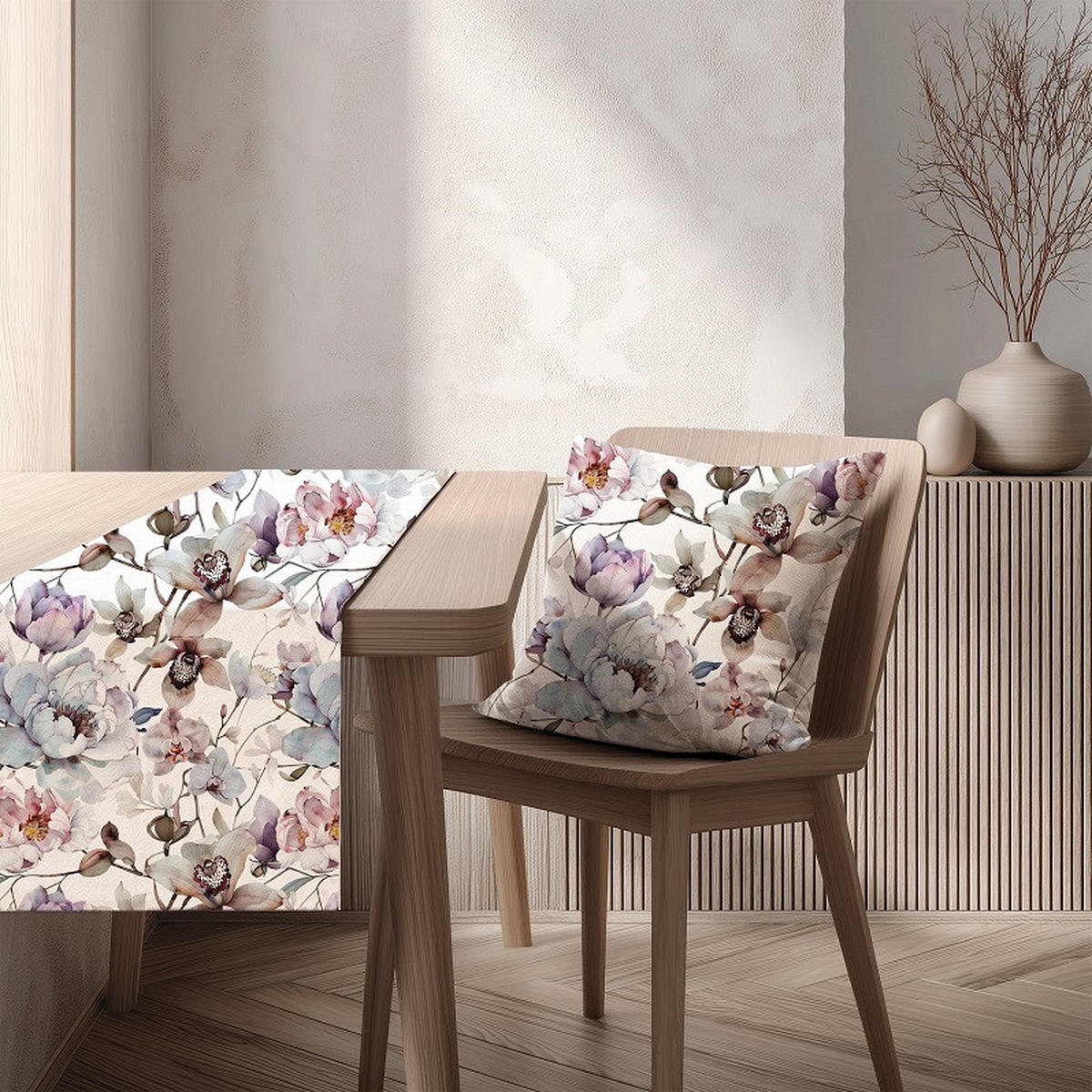 OKRASNA BLAZINA  BRIGITA    45/45 cm         - večbarvno, Romantika, tekstil (45/45cm) - Novel