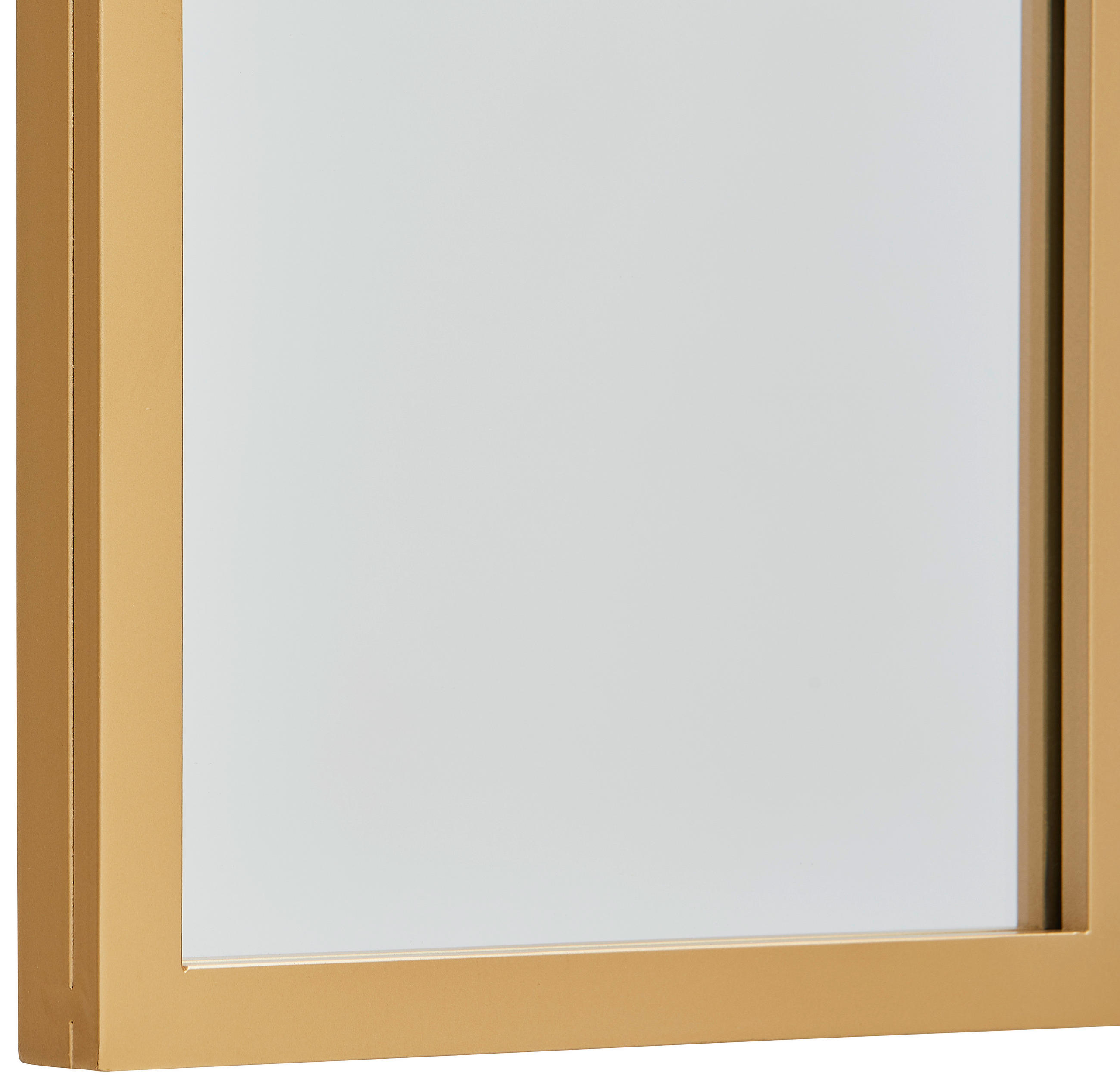 Thumbnail - Mid.you Wandspiegel, Gold, Metall, Glas, Holzwerkstoff, quadratisch, 120x120x3 cm, Bsci, Spiegel, Wandspiegel