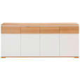 SIDEBOARD in 190/80/40 cm - Eichefarben/Weiß, KONVENTIONELL, Holz/Holzwerkstoff (190/80/40cm) - Novel