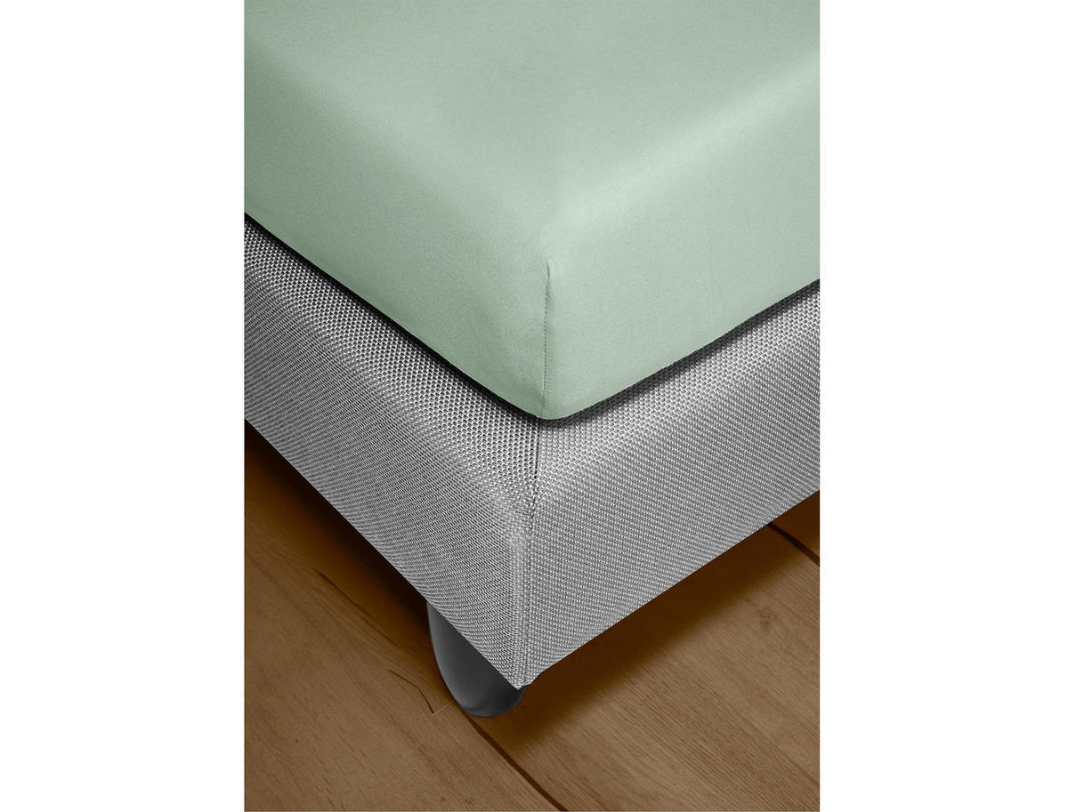 SPANNLEINTUCH 100/200 cm  - Grün, Basics, Textil (100/200cm) - Bierbaum