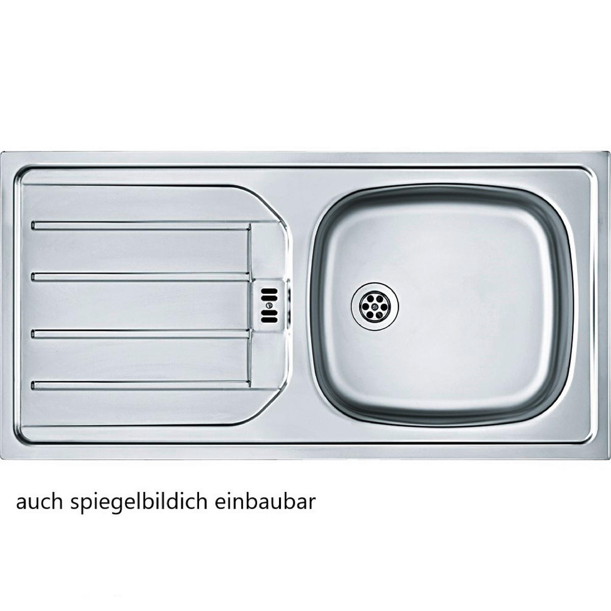 KÜCHENBLOCK 360 cm   in Graphitfarben, Schieferfarben, Eiche Wotan  - Chromfarben/Schieferfarben, Modern, Holzwerkstoff/Metall (360cm) - Held