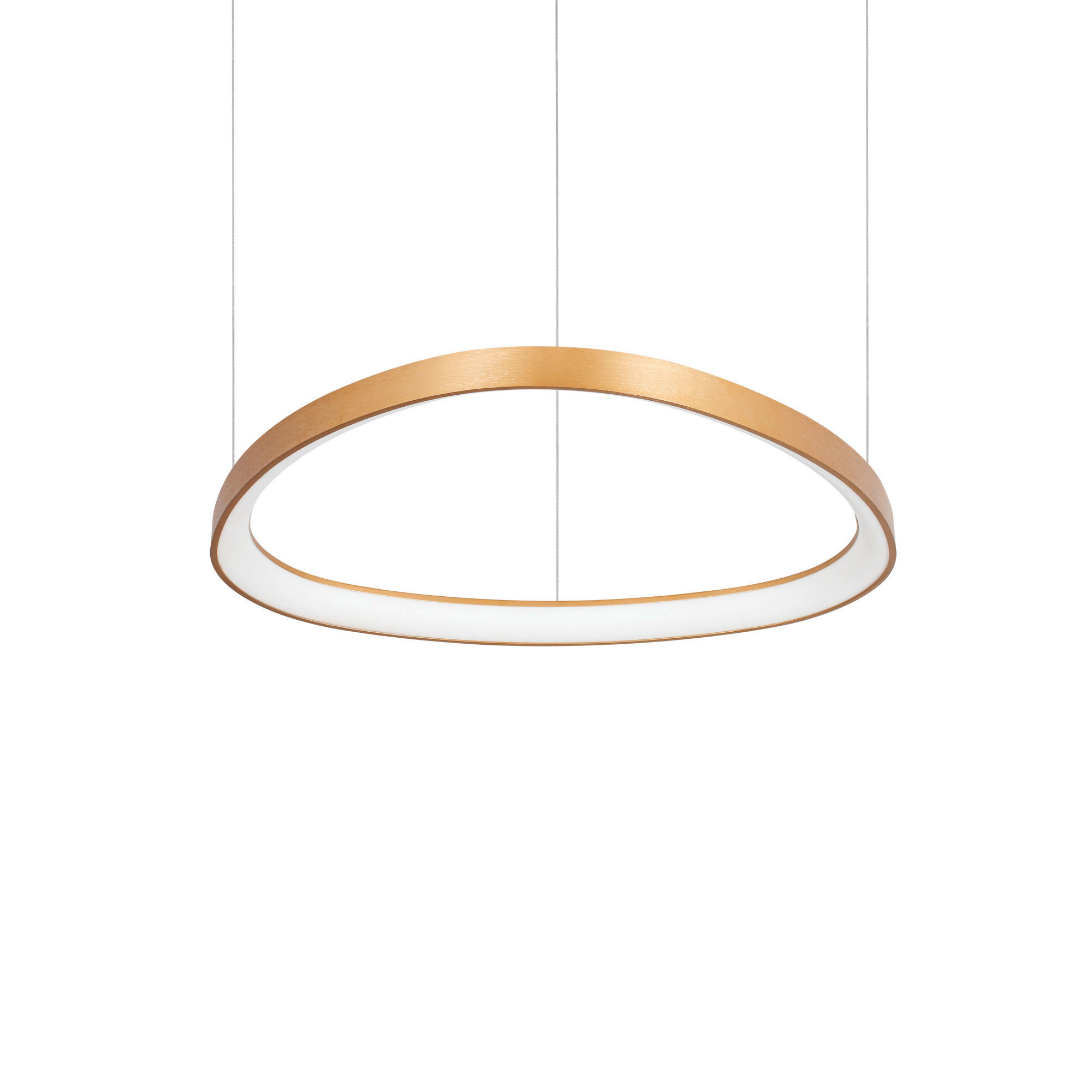LED-HÄNGELEUCHTE 61/28,5/151,5 cm  - Messingfarben, Design, Kunststoff/Metall (61/28,5/151,5cm) - Ideal Lux