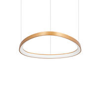 LED-HÄNGELEUCHTE 61/28,5/151,5 cm  - Messingfarben, Design, Kunststoff/Metall (61/28,5/151,5cm) - Ideal Lux