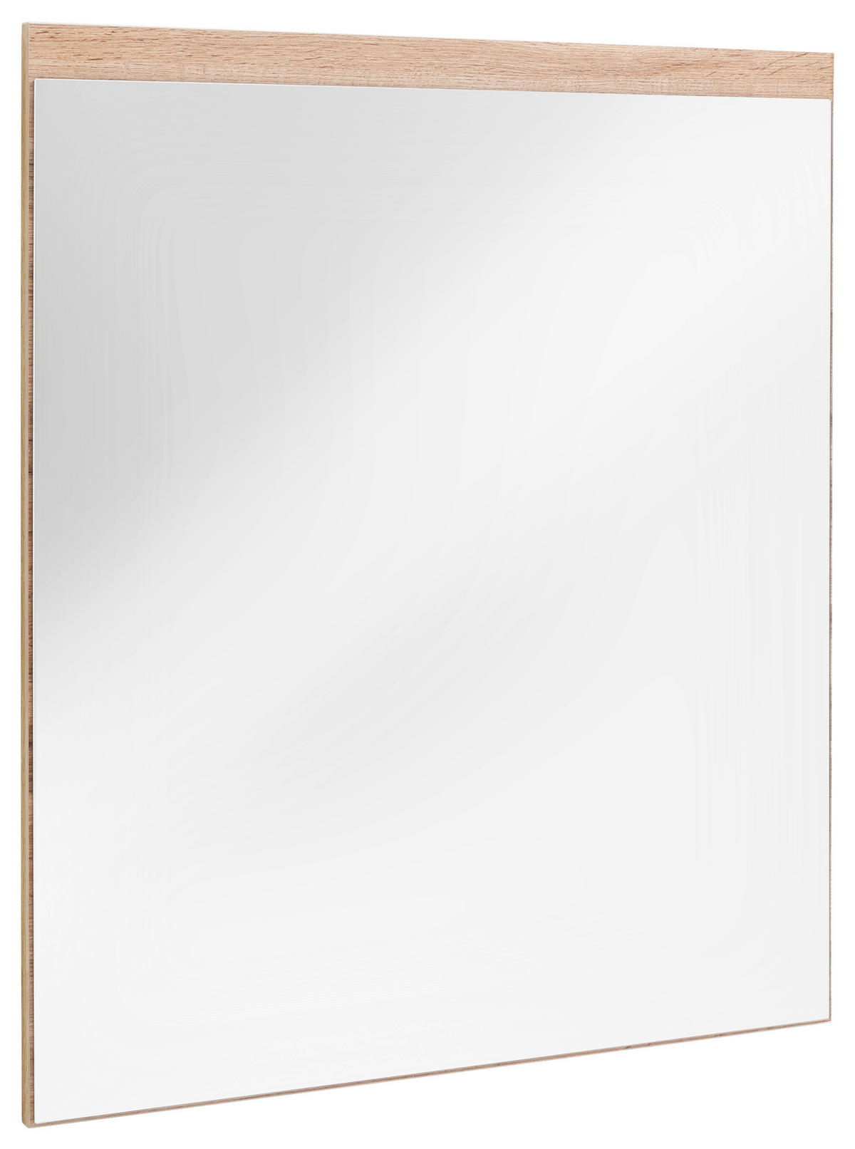 WANDSPIEGEL 75/87/2 cm  - Eichefarben, Natur, Glas/Holzwerkstoff (75/87/2cm)