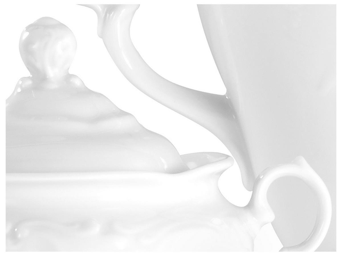 KAFFEESERVICE Weiß Frederike 3-teilig  - Weiß, Basics, Keramik - Creatable