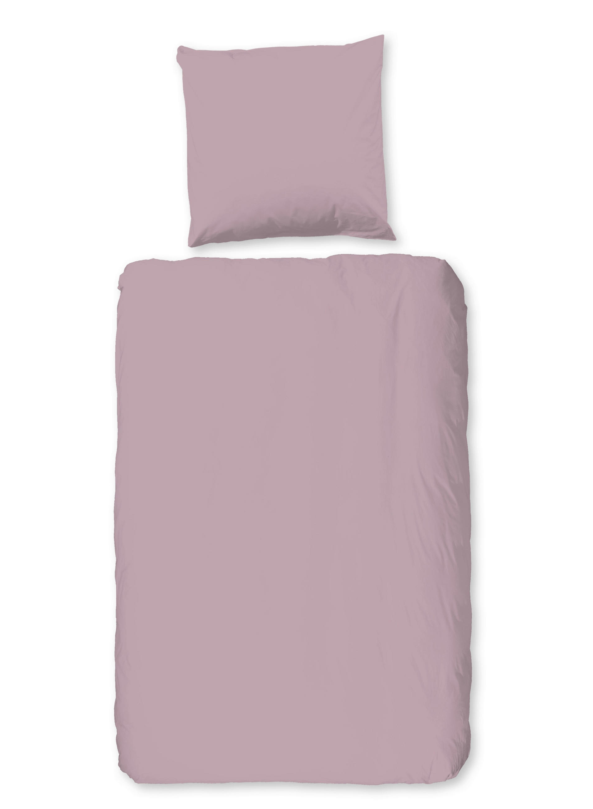 BETTWÄSCHE Uni Soft Pink Renforcé 135/200 cm  - Hellrosa, Basics, Textil (135/200cm)