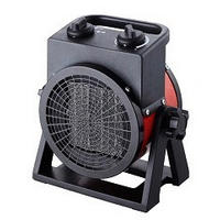 HEIZLÜFTER - Rot/Schwarz, Basics, Kunststoff/Metall (22,7/24/12,5cm) - Globo