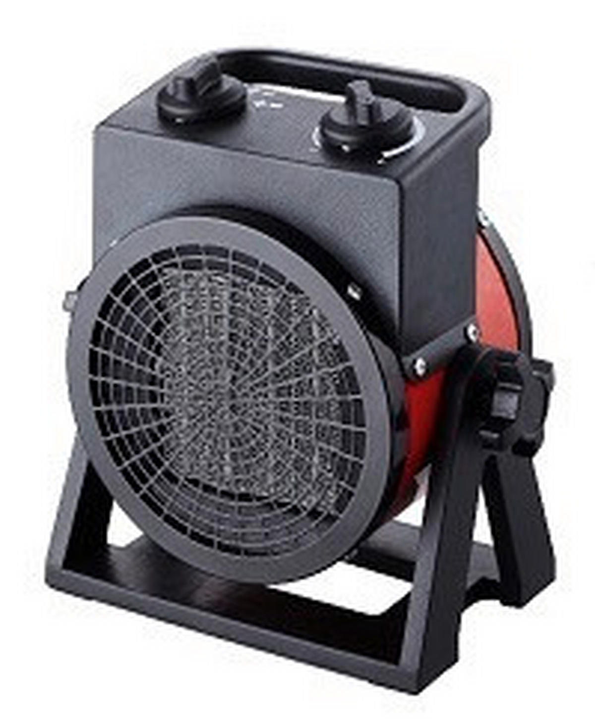 HEIZLÜFTER - Rot/Schwarz, Basics, Kunststoff/Metall (22,7/24/12,5cm) - Globo