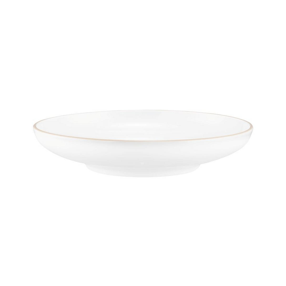 SUPPENTELLER Weiß, Beige Porzellan Sento Home Pure Lines  - Beige/Weiß, KONVENTIONELL, Keramik (21cm) - Seltmann Weiden