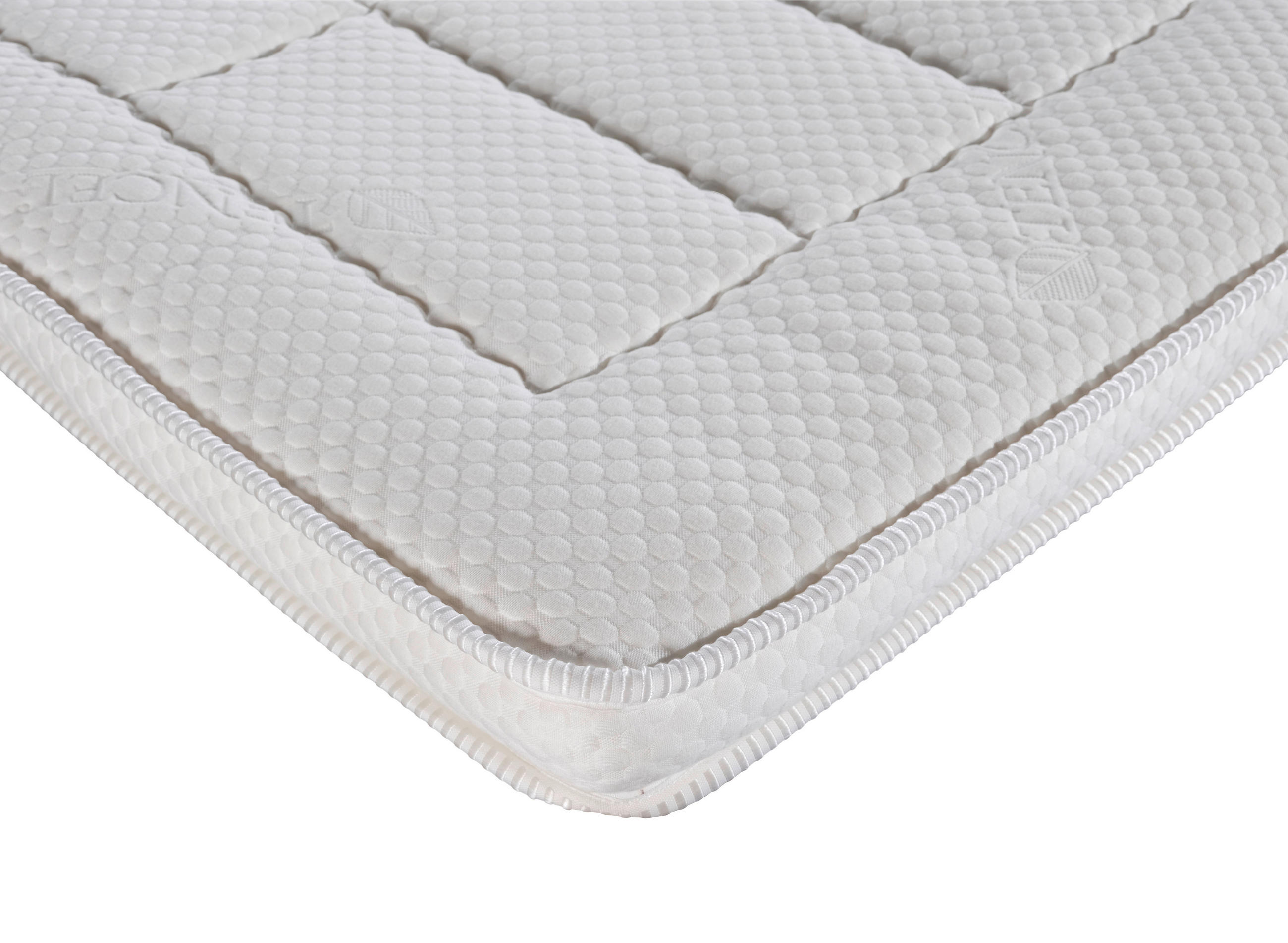 TOPPER MICRO POCKET TOPPER 90/200 cm Höhe ca. 8 cm  - Weiß, Basics, Textil (90/200cm) - Livetastic
