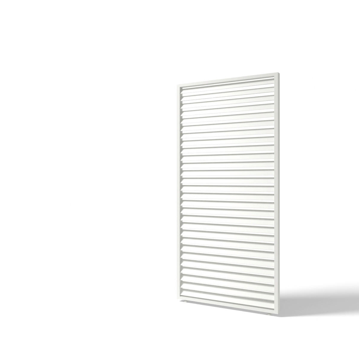 Pergola-seitenteil 123x233 Cm, Weiß