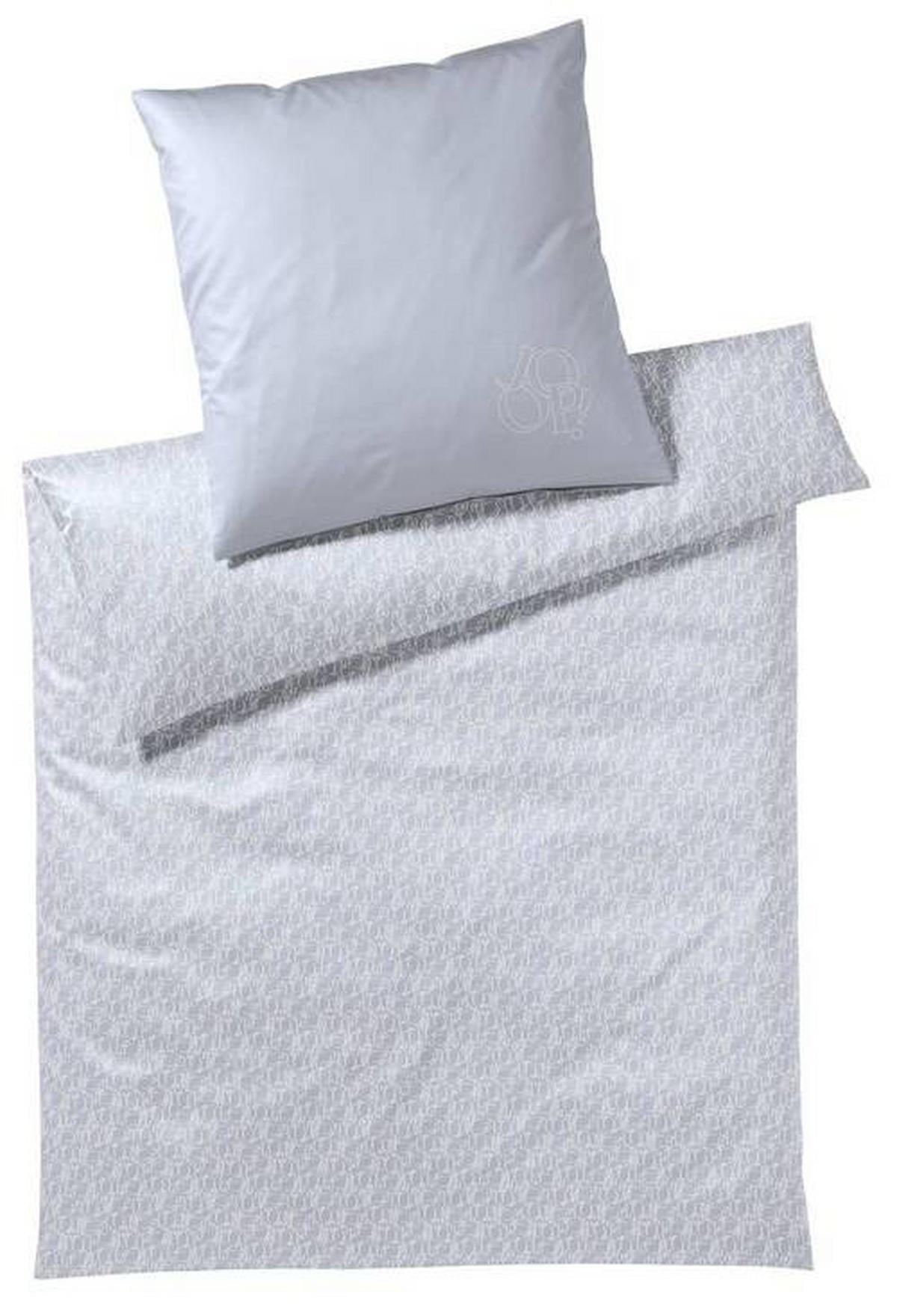 BETTWÄSCHE Makosatin 155/220 cm  - Blau, Design, Textil (155/220cm) - Joop!