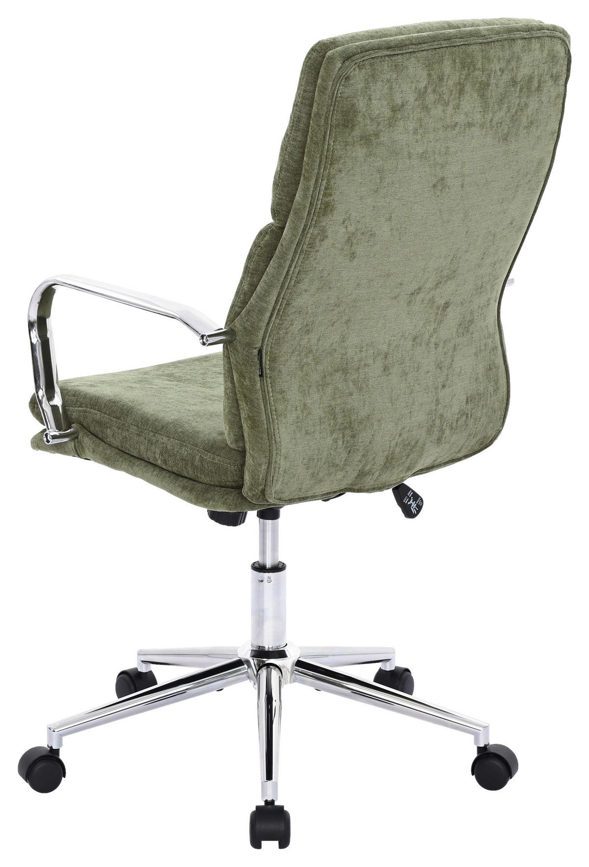 DREHSTUHL Chenille Grün  - Chromfarben/Grün, MODERN, Holz/Kunststoff (56/100-110/65,5cm) - Livetastic