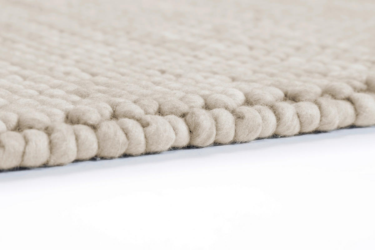 HANDWEBTEPPICH 140/200 cm Poppy Weiß  - Weiß, Basics, Textil (140/200cm) - Schöner Wohnen