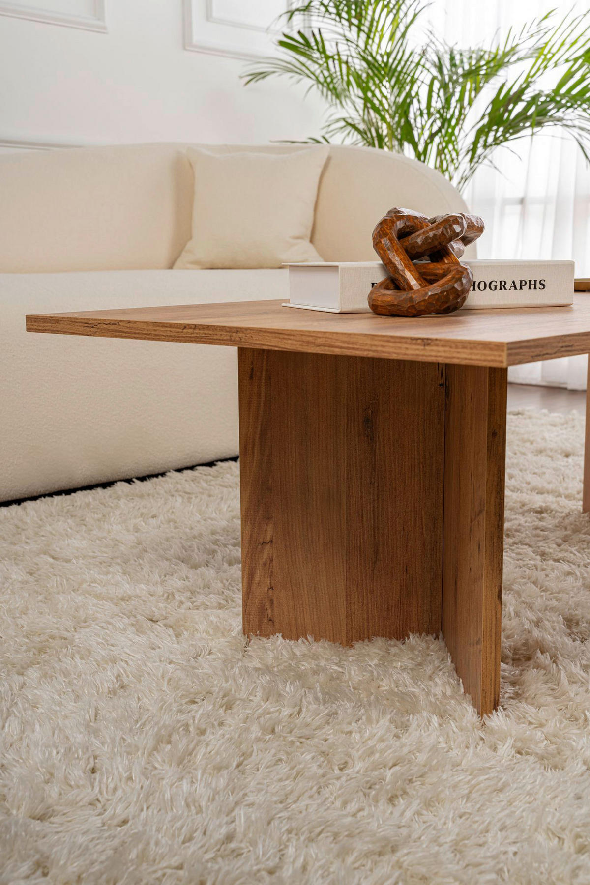 COUCHTISCH Holzwerkstoff    - Pinienfarben, Design, Holzwerkstoff (119/40/60cm) - MID.YOU
