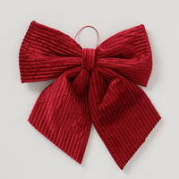 CHRISTBAUMANHÄNGER  - Rot, Basics, Textil (26/4/28cm) - Boltze Home