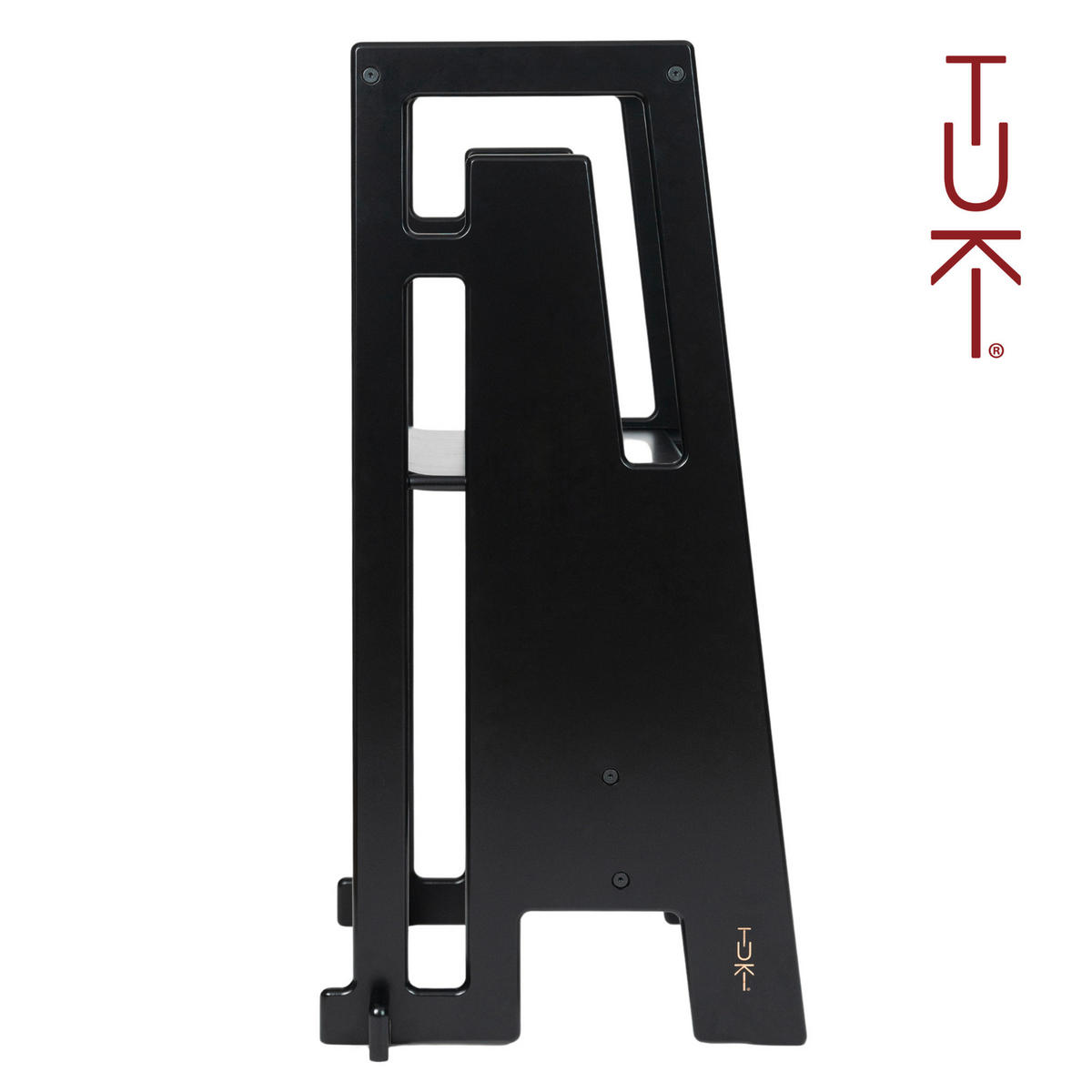 LERNTURM Tuki  - Schwarz, Basics, Holz (40/90/43cm)