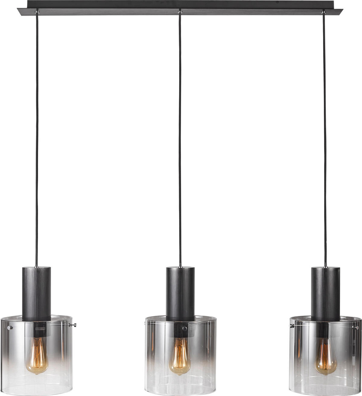 FÜGGŐLÁMPA  - fekete, Basics, Üveg/fém (120/90cm)