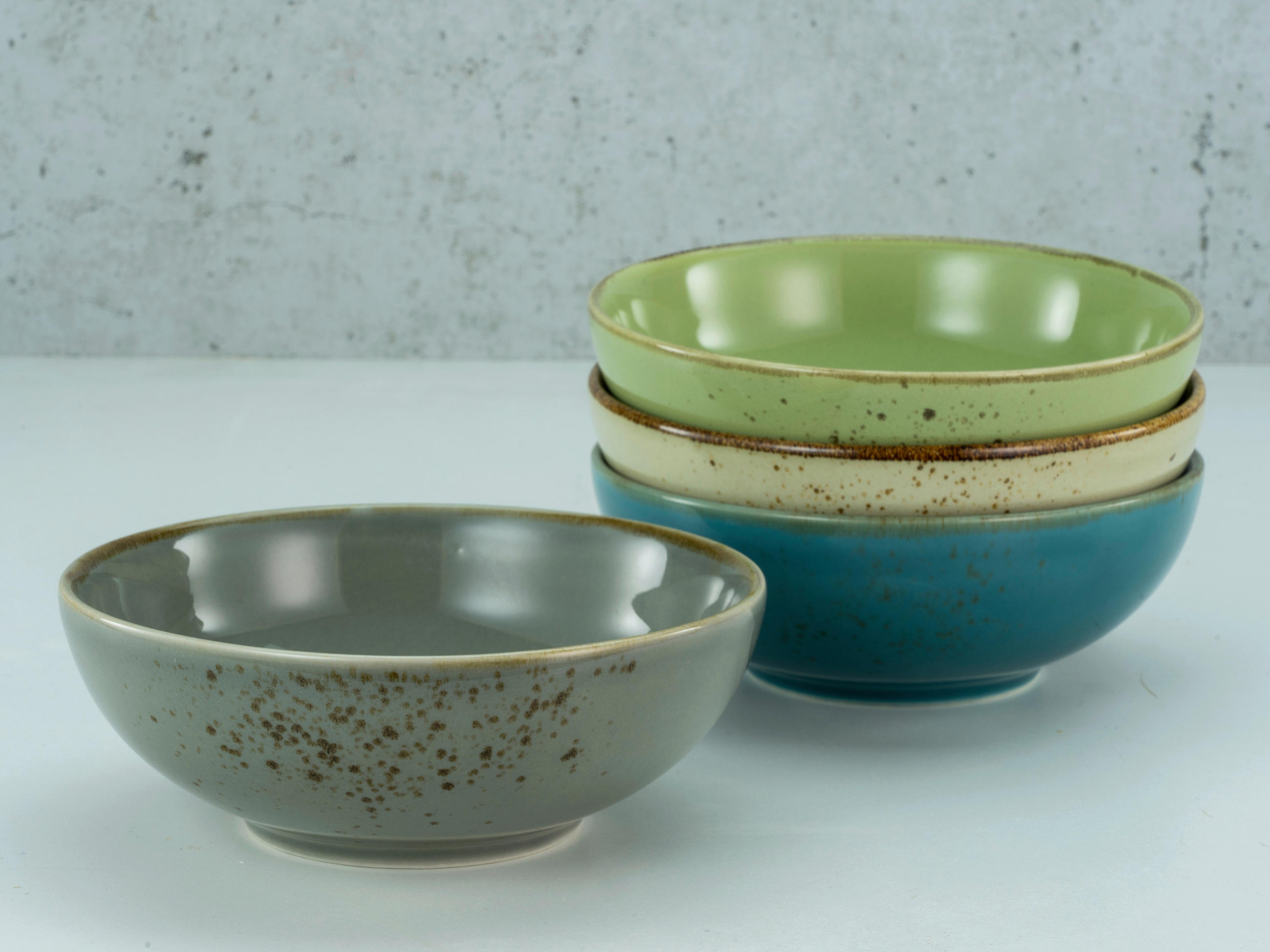 Smoothiebowl 16,cm D  - Multicolor, KONVENTIONELL, Keramik (16,5/5,5cm) - Creatable