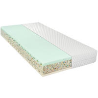 MATRAC Z PUR PENY, 90/200 cm - biela, Basics, textil (90/200cm) - Sleeptex