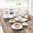 Porzellan KAFFEESERVICE 18-teilig - Weiß, Basics, Keramik - Novel