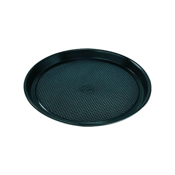 PIZZASÜTŐLAP - fekete, Basics, fém (28cm) - Dr.Oetker