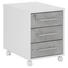 ROLLCONTAINER Grau, Weiß - Alufarben/Weiß, Design, Kunststoff (43,0/59,0/65,00cm) ROLLCONTAINER Grau, Weiß - Alufarben/Weiß, Design, Kunststoff (43,0/59,0/65,00cm)