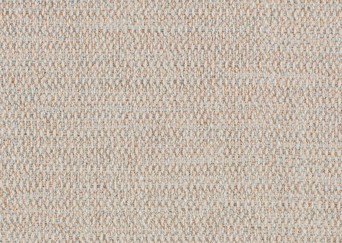 ECKSOFA in Chenille Creme  - Creme/Schwarz, Design, Textil/Metall (168/334cm) - Dieter Knoll