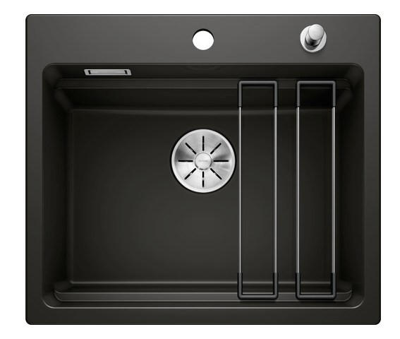 SPÜLE 525162  - Schwarz, Basics, Keramik (58,4/23,2/51cm) - Blanco