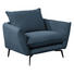 SESSEL in Textil Blau - Blau/Schwarz, Design, Textil/Metall (96/84/90cm) - Hom`in SESSEL in Textil Blau - Blau/Schwarz, Design, Textil/Metall (96/84/90cm) - Hom`in