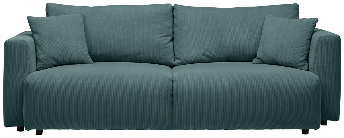 SCHLAFSOFA Cord Blau von CARRYHOME