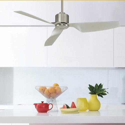 DECKENVENTILATOR 127/33 cm   - Chromfarben/Silberfarben, Basics, Kunststoff/Metall (127/33cm)