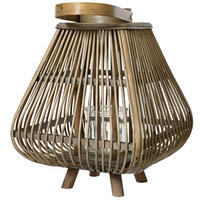 LATERNE - Grau, Basics, Holz (52,00/52,00/33,00cm)