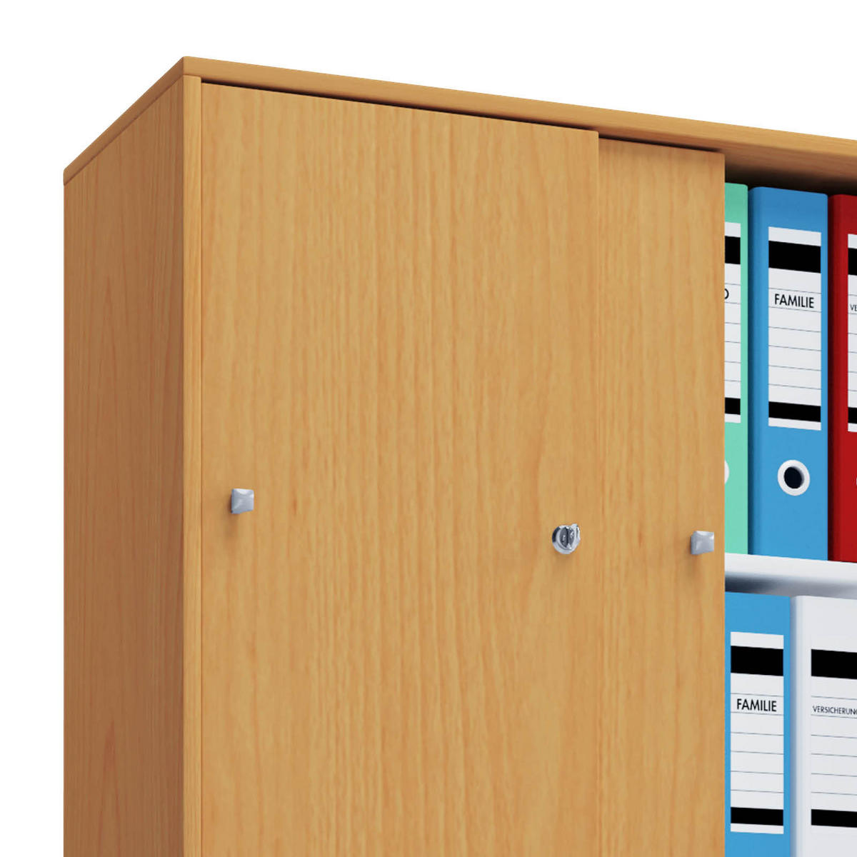 AKTENSCHRANK 70/183/37 cm  - Buchefarben, Basics, Holzwerkstoff (70/183/37cm) - MID.YOU