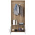GARDEROBE - Eichefarben/Weiß, Design, Holzwerkstoff (80/185/54cm) - Xora GARDEROBE - Eichefarben/Weiß, Design, Holzwerkstoff (80/185/54cm) - Xora