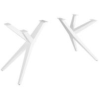 TISCHGESTELL Creme  - Creme, Design, Metall (60/72/70cm) - Landscape
