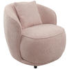 SESSEL in Bouclé Rosa  - Rosa, MODERN, Textil/Metall (76/83/74cm) - Livetastic