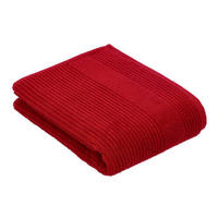 DUSCHTUCH 67/140 cm Tomorrow  - Rot, Basics, Textil (67/140cm) - Vossen