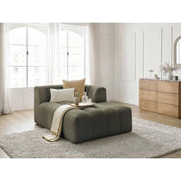 SOFAELEMENT ANNECY Bouclé Grün  - Schwarz/Grün, MODERN, Kunststoff/Textil (120/72/170cm)