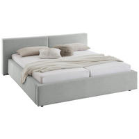 POLSTERBETT 180/200 cm, inkl.  in Grau  - Grau, Basics, Textil (180/200cm) - Boxxx