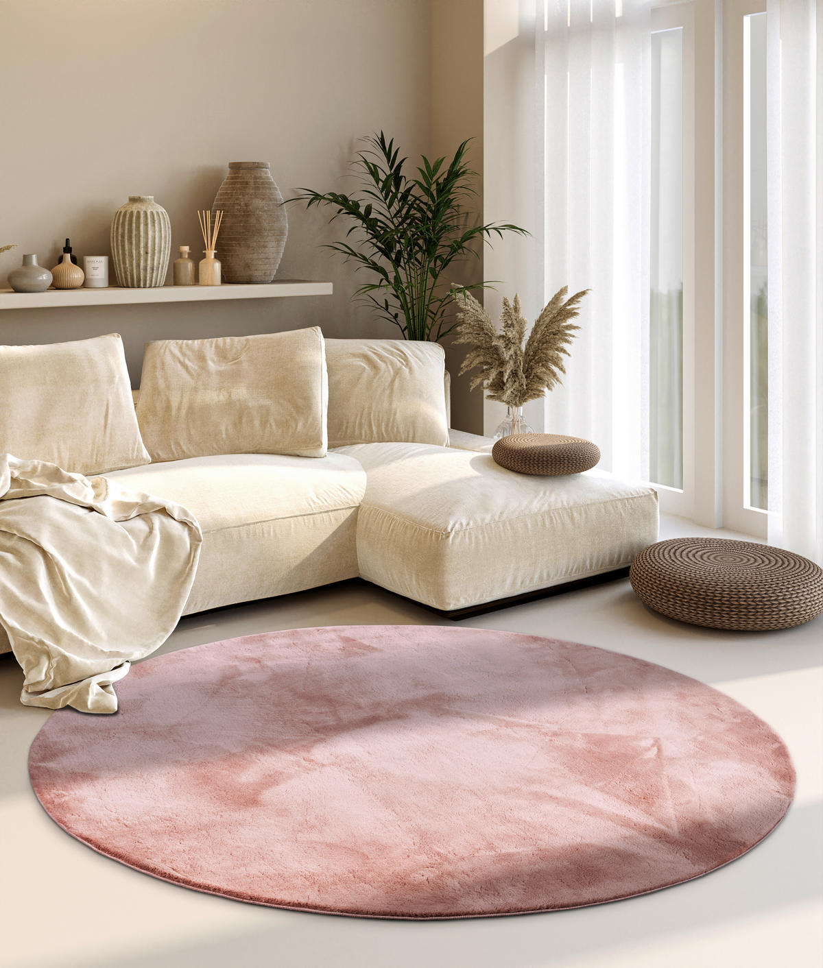 HOCHFLORTEPPICH 200 cm Kollektion 1899 Altrosa  - Altrosa, Design, Textil (200cm) - Villeroy & Boch