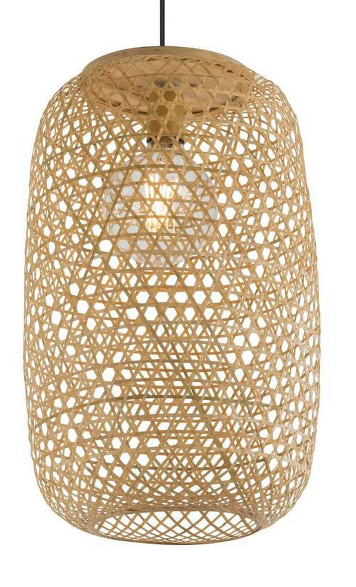 HÄNGELEUCHTE Mirena 31/135 cm   - Naturfarben, Natur, Naturmaterialien (31/135cm) - Globo
