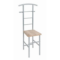 NEMÝ SLUHA - farba duba/strieborná, Design, kov/kompozitné drevo (46/109/46cm) - Carryhome