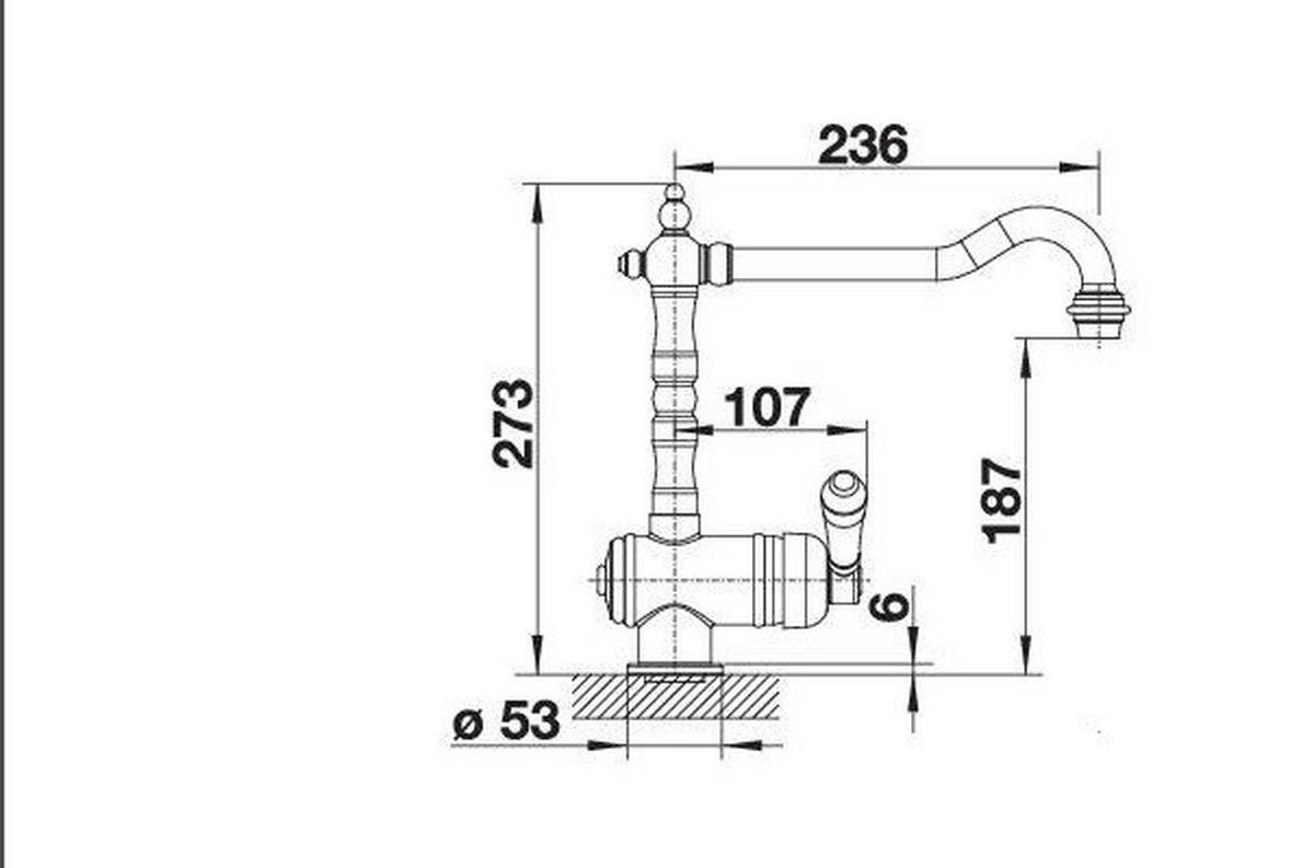 KÜCHENARMATUR 515990  - Chromfarben, Basics, Metall (15,2/27,5/28,8cm) - Blanco