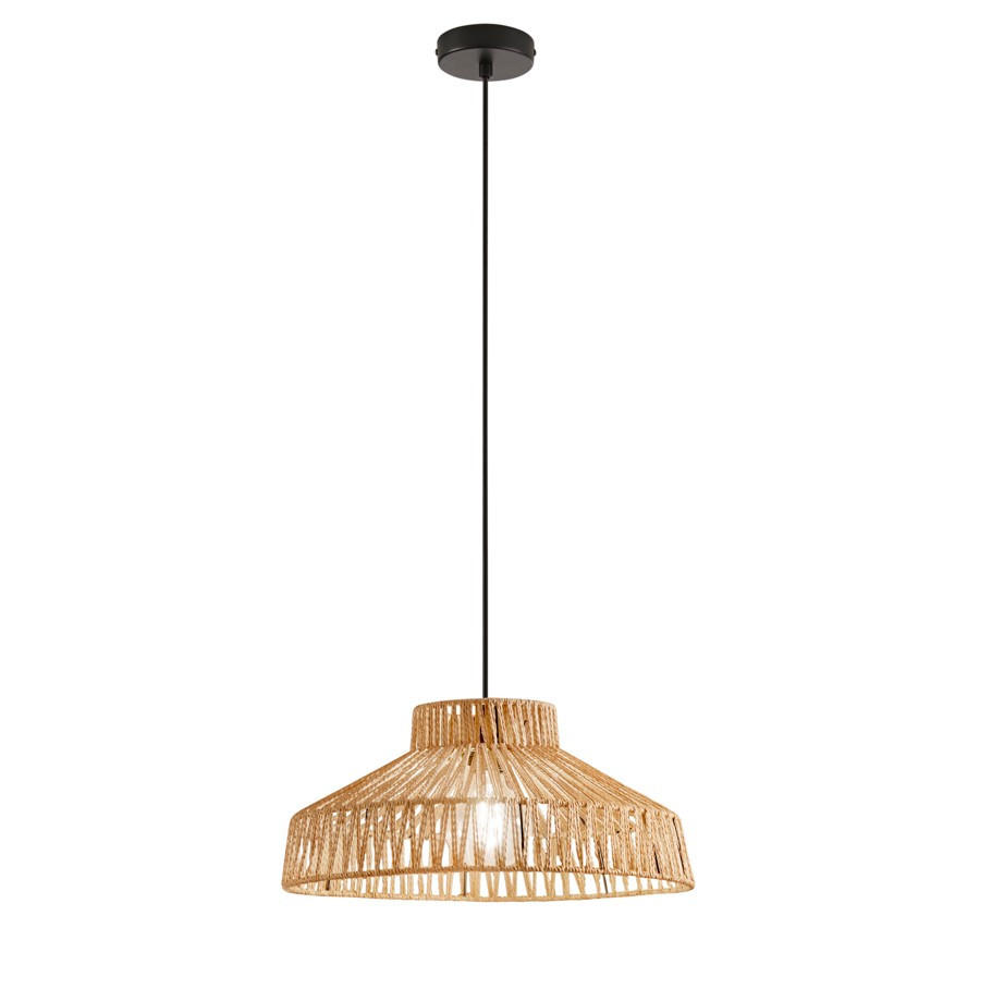 Luce ambiente Design Hängeleuchte Luce Ambiente e Design Schwarz 12x173.50x18 cm