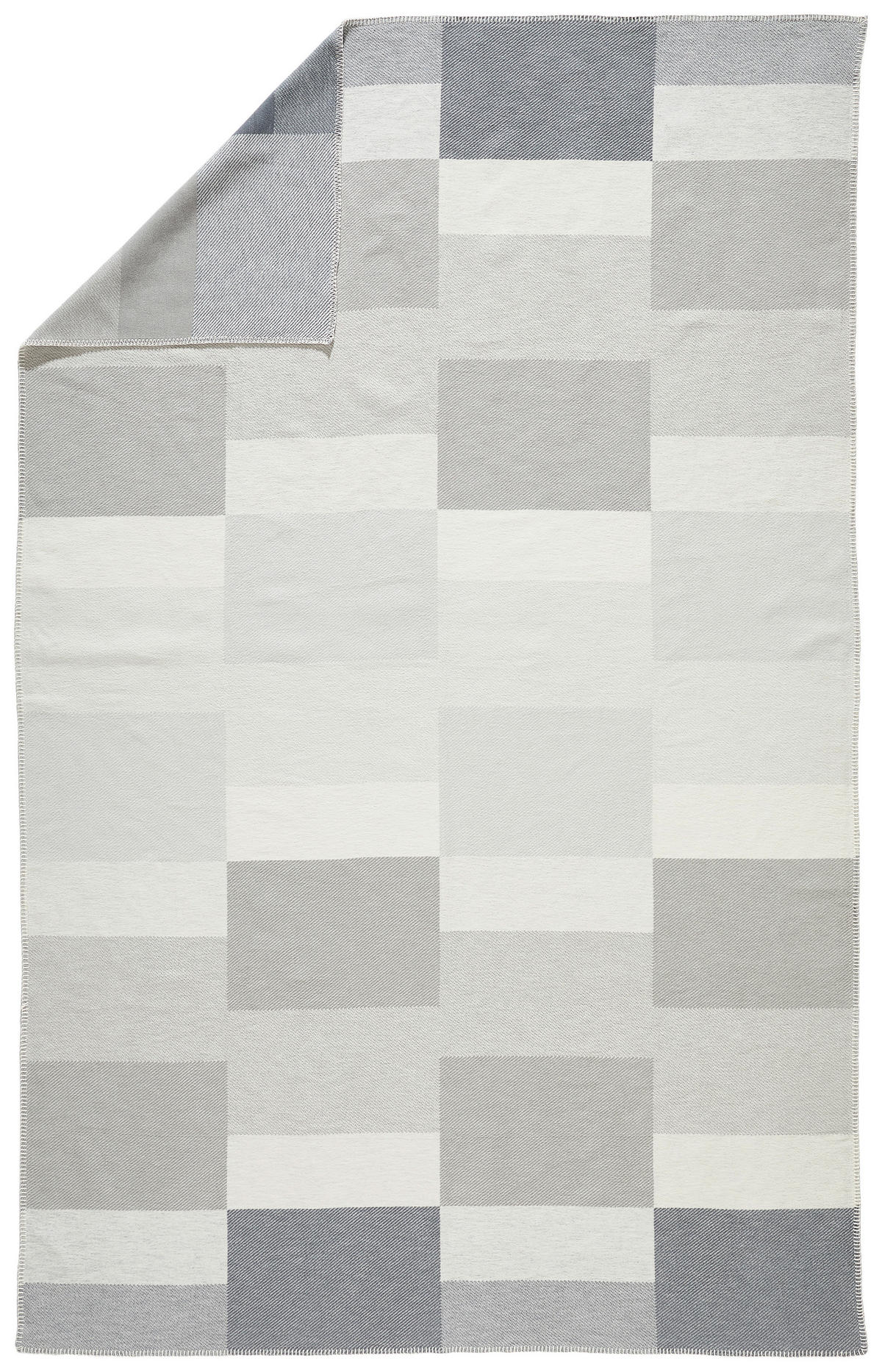 PLÉD 140/200 cm  - világosszürke/krémszínű, Design, textil (140/200cm) - Bio:Vio