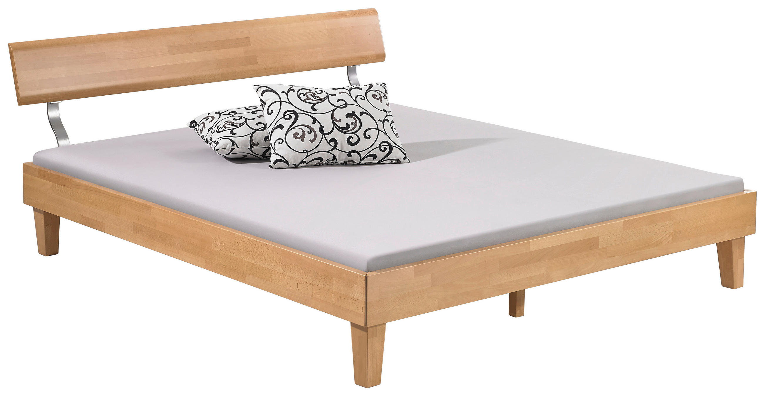 BETT 180/200 cm  in Buchefarben   - Buchefarben, Design, Holz (180/200cm) - Hasena