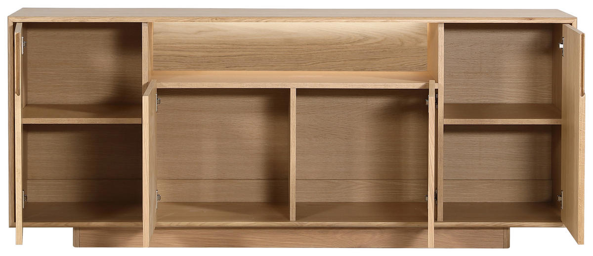 SIDEBOARD  in 180/75/40 cm  - Eichefarben, Design, Holz/Holzwerkstoff (180/75/40cm) - Livetastic