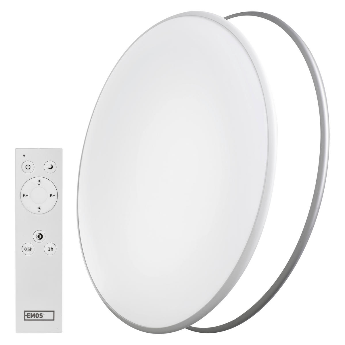 STROPNÍ LED SVÍTIDLO, 36/5.8/36 cm - bílá, Basics, plast (36/5.8/36cm)