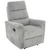 RELAKS FOTELJA metal, tekstil  svijetlo siva   - svijetlo siva/crna, Design, metal/tekstil (78/108/89cm) - Livetastic